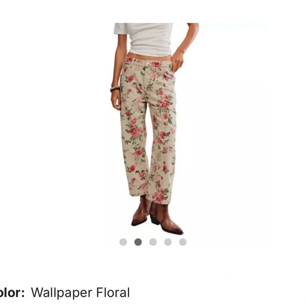 Free People We The Free Deep Trance Boyfriend Floral - Picture 2 of 8